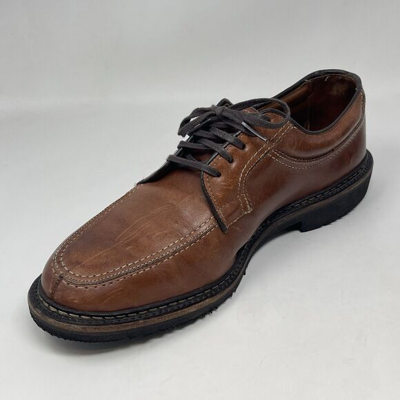 Allen Edmonds Wilbert Derby Shoes Mens 8 D Brown Leather Split Toe Casual Dress - Picture 7 of 16